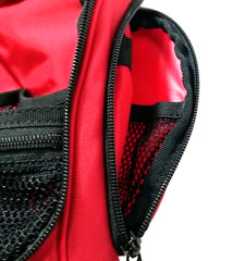 LL Bean Toiletry Bag Unisex Red Makeup Case Travel Personal Organizer Hangable