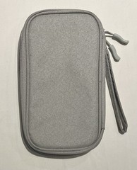 Zippered Double Compartment Accessory Pouch