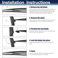 Rear Windshield Wiper Blade 200mm 8 Inch for Lexus CT200h 2011-2017 for Scion