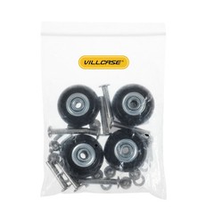 30 Pcs Suitcase Wheels Replacement Kit Rubber Swivel Caster Luggage Wheels