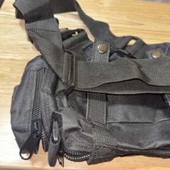 Black Tactical Travel Toiletry Bag