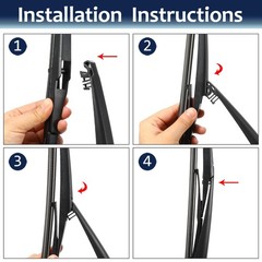 Rear Windshield Wiper Blade Arm Set Back Wiper Assembly for Jeep Cherokee KL …