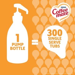 Nestle Coffee mate Coffee Creamer, Caramel, Liquid Pump Bottle 50.7 fl oz 2 Pack