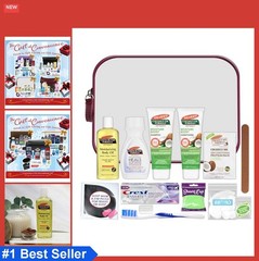 Women Travel Toiletry Kit 15 Piece TSA Approved Travel Size Shampoo Conditioner