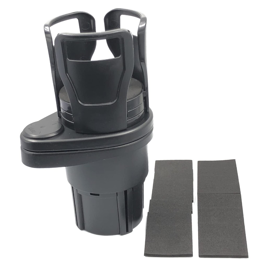 DEVMO Car Cup Holder Expander Adapter, Vehicle-Mounted All-Purpose Auto Black