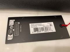 NEW – TUMI Zippered Ballistic Nylon Pencil Case – Cord Pouch – SEAL GRAY
