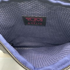 Copied – Tumi x Delta Small Black Toiletry Makeup Amenity Travel Bag Empty Pouch