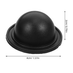 Durable Black Plastic Luggage Feet Studs 12Pcs Replacement Accessories for Bags
