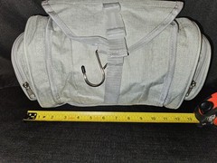 Bella Russo Toiletry Bag Gray Hanging Travel Organizer NWT