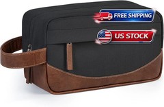 Travel Toiletry Bag Dopp Kit for Men & Women Cosmetics Makeup Shaving Organizer