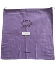 LULU GUINNESS London Large Lavender Cotton DUSTBAG 23”x23&Prime; Designer Travel