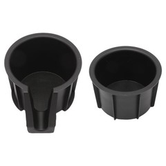 Anlseiod 2PCS Cup Holder Center Console Inserts Compatible for 4RUNNER Black
