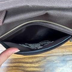 Tony Lama Boots Hanging Toiletry Bag Brown Travel Organizer Cosmetic Zip Case