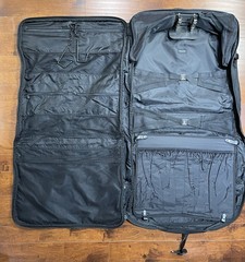 Briggs & Riley Black Garment Bag Deluxe Suitcase Luggage Shoulder Strap