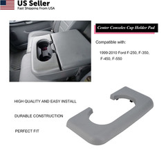 Gelessy Center Console Cup Holder Compatible with Ford F250 F350 Dark gray
