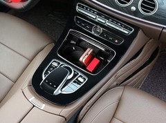iJDMTOY Exact Fit Cup Holder Mercedes W205 C, X205 GLC, W213 E-Class, Black