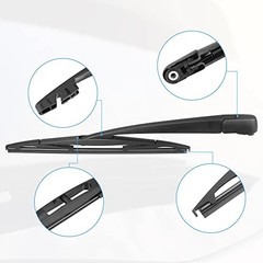 Rear Windshield Wiper Blade Arm Assembly Fit for Acura MDX – Pack of 2 Black