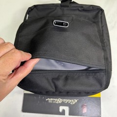 Eddie Bauer Connect Tech Travel Day Bag, Black Multipocket Crossbody Satchel NWT