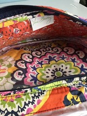 Vera Bradley Rio Hanging Organizer Cosmetic Jewelry Makeup Travel Floral