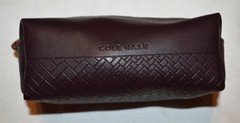 Cole Haan Brown Travel Case ~ Toiletries, Shaving ~ American Airlines ~ NEW
