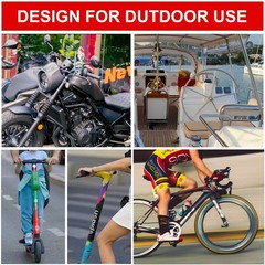 Motorcycle Cup Holder ABS Chrome Handlebar Mount Drink Water Matte Black
