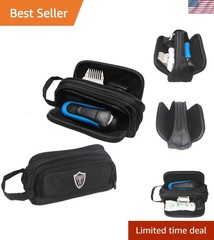 Portable Grooming Organizer for Men – Two Compartments & Quality