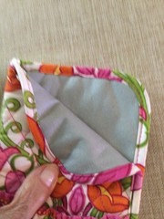 Vera Bradly “ Lilli” Curling And Flat Holder With Pouch On The Front