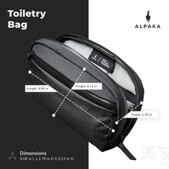 Alpaka | Toiletry Bag | Red | Axoflux 210D