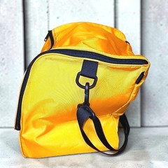 VTG 90&rsquo;s L.L. Bean Personal Organizer Toiletry Bag Med/Lg Gold Yellow Hanging