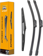 26&Prime;+16&Prime; Windshield Wipers with 12&Prime; Rear Wiper Blade Replacement for Lexus Nx200T