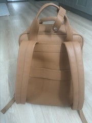 Monos Metro Vegan Leather Backpack Saddle Tan