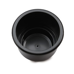 Red Hound Auto 2 Cup Holders Plastic Pocket 4-1/8&Prime; x 3-1/2&Prime; x 3-1/2&Prime;, Black