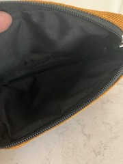 Tumi Travel Cosmetics Pouch Nylon Yellow Black, Mini Cooper Co-lab
