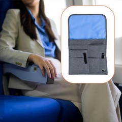 Airplane Seat Back Organizer Portable Travel Essential for Personal Items