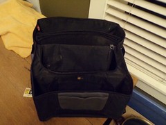 Case Logic/Leeds Black Car Travel/Mobile Office Organizer~Tupperware Promotional