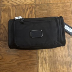 Tumi Alpha Black Travel Kit Bag 3.75×10.75
