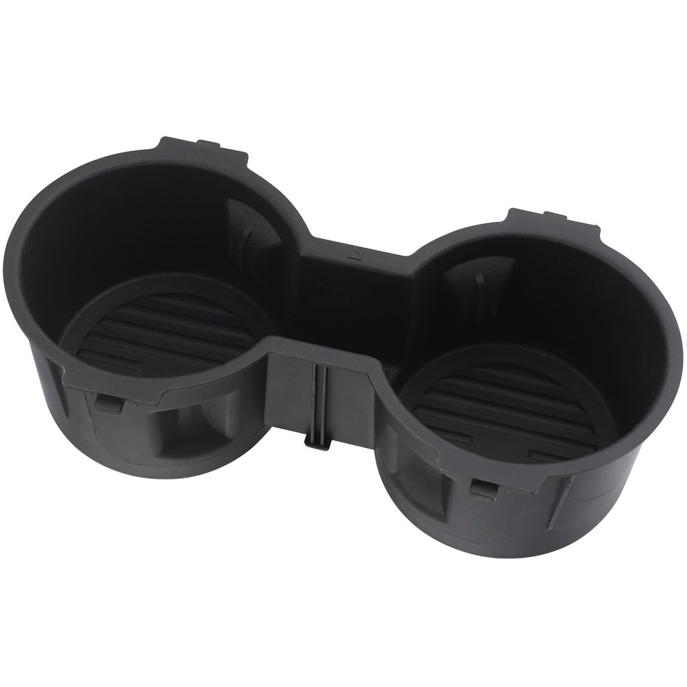 TQPONLY Front Seat Dual Cup Holder Rubber Insert Fitment 2016-2022 Ford Black