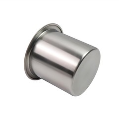 Dnyta 2Pcs Stainless Steel Cup Holder 4.1&Prime;x3.4&Prime;, Regular style, 2pcs, Silver