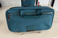 NEW TUMI Voyageur MADELINE SMALL Zippered Cosmetic Toiletry Bag – LAGOON