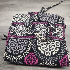 Vera Bradley Canterbury Medium Hanging Travel Organizer W/ Makeup Case NEW