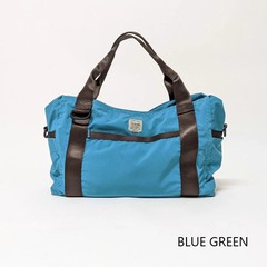 TO&FRO BOSTON BAG MINI Blue-Green Packable Carry-On 3-Way Travel Bag