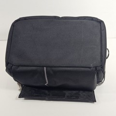 Foray Travel Toiletry Bag Black Medium Top Handle Soft Carry Zip Neoprene