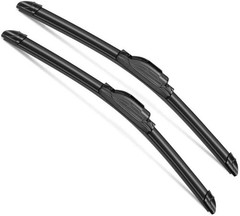 OEM Quality 28&Prime; + 16&Prime; Premium All-Seasons Auto Windshield Wiper Blades J-Hook…