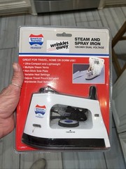 VTG AMERICAN TOURISTER Franzus T-65CI Travel Electric Steam Travel Iron NEW