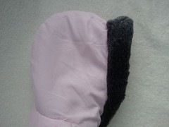 NWT Infant Baby Girls 3-6 Months Snowsuit Pram Bunting Faux Fur Bear & Hood NICE