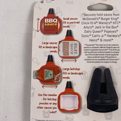 Saucemoto Dip Clip Car Sauce Holder (Black)