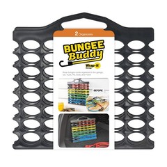 Bungee Buddy by Wrap-It Storage – Cord (2-Pack), Black