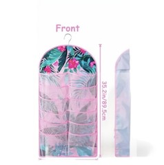 Home Travel Cruise Organizer Hang Anywhere 12XL Pockets Tropical Pink 35×18”
