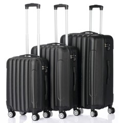 Black 3 in 1 Multifunctional Large Capacity Traveling Storage Suitcase