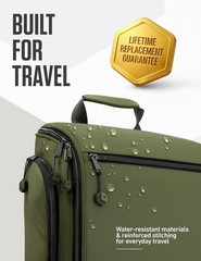 Hanging Travel Toiletry Bag for Women & Men – Large Toiletry Organizer with 18 C